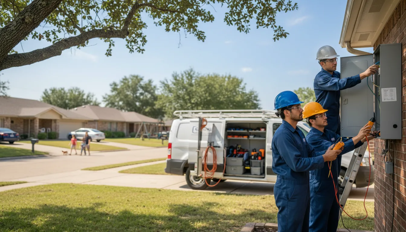 Certified electrician providing emergency electrical services in Davis, OK